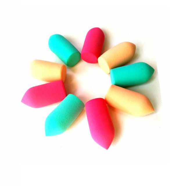 Bullet Shaped Without Hole Makeup Sponge