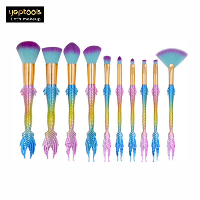 10PCS Makeup Brush Set