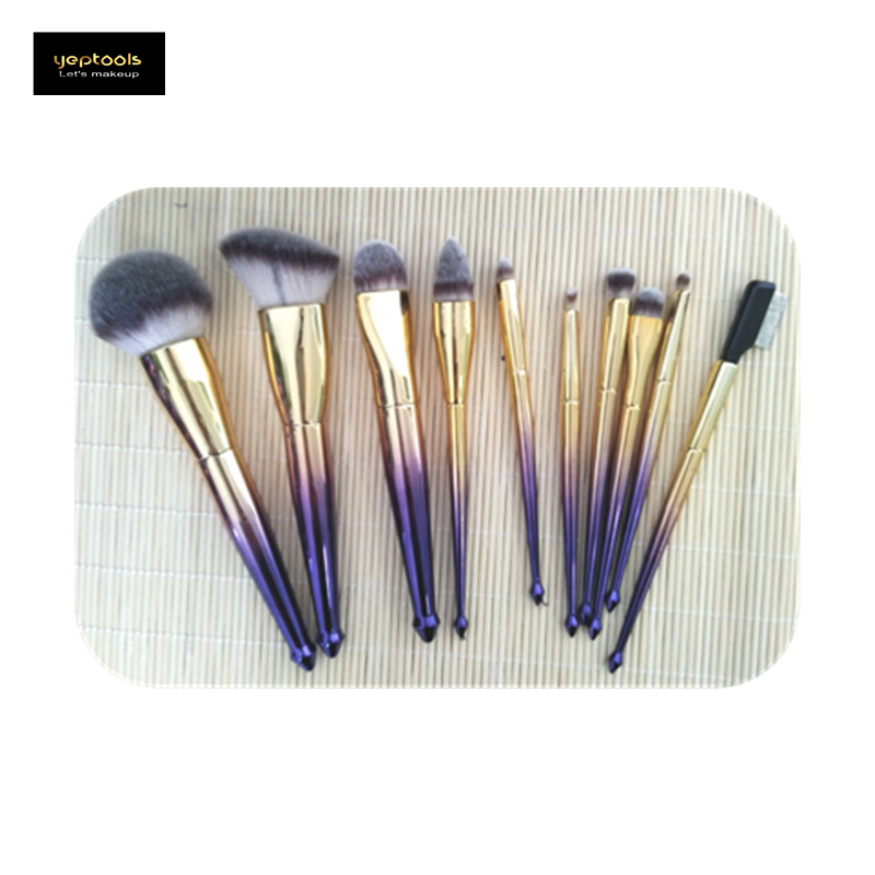 10PCS Makeup Brush Set
